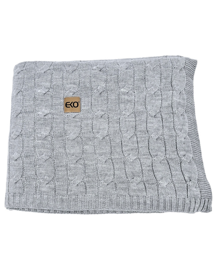 Knitted blanket 150x200cm - VERONA POPIEL
