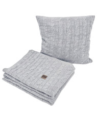 Strickdecke 150x200cm - VERONA POPIEL