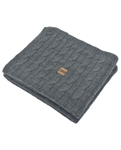 Pletena deka 150x200cm - VERONA ANTRACYT Pletena deka 150x200cm - VERONA ANTRACYT