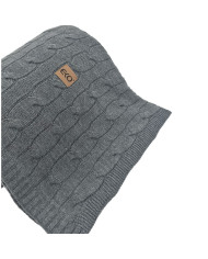 Strickdecke 150x200cm - VERONA ANTRACYT