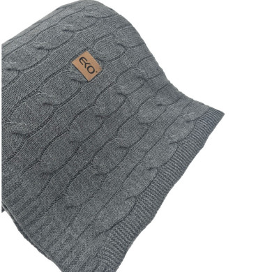 Strickdecke 150x200cm - VERONA ANTRACYT