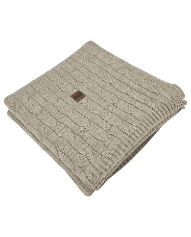 Pletena deka 150x200cm - VERONA LATTE Pletena deka 150x200cm - VERONA LATTE