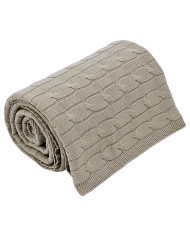 Strickdecke 150x200cm - VERONA LATTE