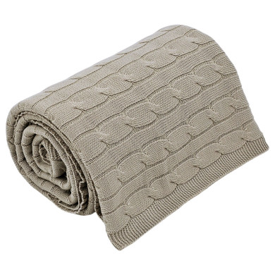 Knitted blanket 150x200cm - VERONA LATTE Knitted blanket 150x200cm - VERONA LATTE