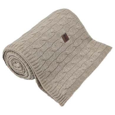 Knitted blanket 150x200cm - VERONA LATTE Knitted blanket 150x200cm - VERONA LATTE