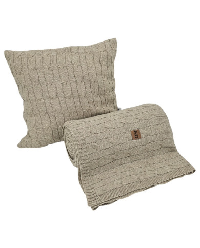 Pletena deka 150x200cm - VERONA LATTE Pletena deka 150x200cm - VERONA LATTE