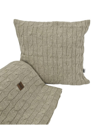 Koc dzianinowy 150x200 cm – VERONA LATTE Koc dzianinowy 150x200 cm – VERONA LATTE