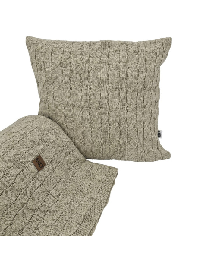 Knitted blanket 150x200cm - VERONA LATTE