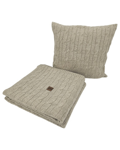 Pletena deka 150x200cm - VERONA LATTE Pletena deka 150x200cm - VERONA LATTE