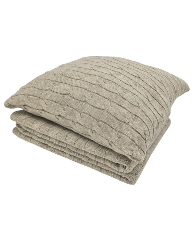 Pletena deka 150x200cm - VERONA LATTE Pletena deka 150x200cm - VERONA LATTE