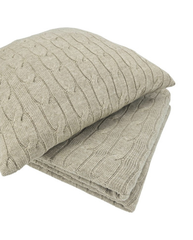 Pletena deka 150x200cm - VERONA LATTE Pletena deka 150x200cm - VERONA LATTE
