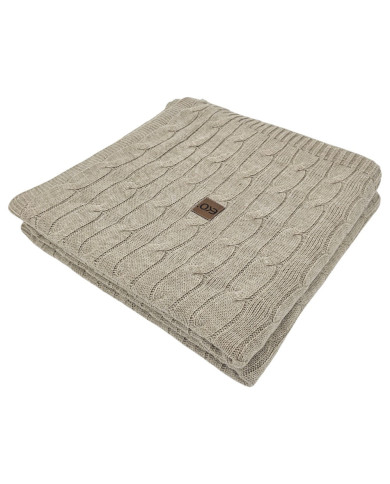 Pletena deka 150x200cm - VERONA LATTE Pletena deka 150x200cm - VERONA LATTE