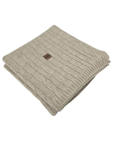 Pletena deka 150x200cm - VERONA LATTE Pletena deka 150x200cm - VERONA LATTE