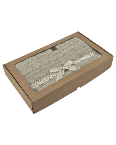 Pletena deka 150x200cm - VERONA LATTE Pletena deka 150x200cm - VERONA LATTE