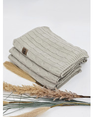 Strickdecke 150x200cm - VERONA LATTE