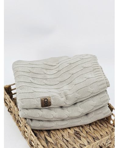 Pletena deka 150x200cm - VERONA LATTE Pletena deka 150x200cm - VERONA LATTE
