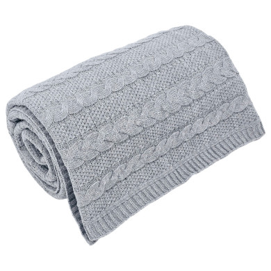 VENEZIA POPIEL Trikotāžas kokvilnas sega 150x200cm VENEZIA POPIEL Trikotāžas kokvilnas sega 150x200cm