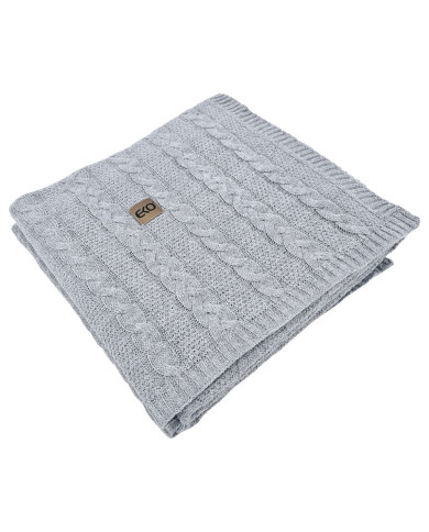 VENEZIA POPIEL Knitted Cotton Blanket 150x200cm