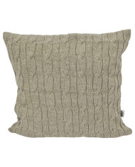 Knitted Pillowcase 45x45 cm - VERONA LATTE