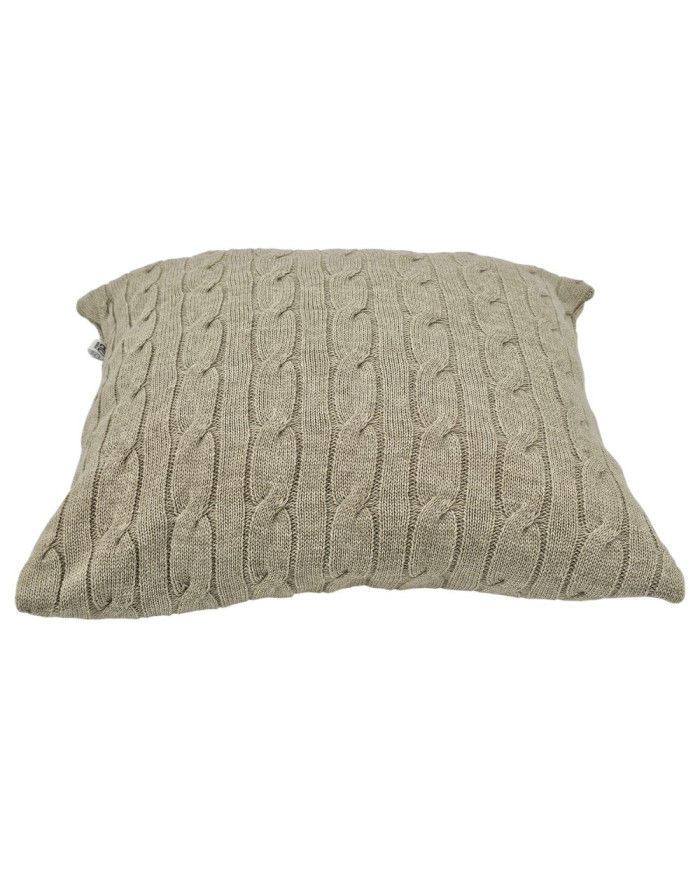 Knitted Pillowcase 45x45 cm - VERONA LATTE