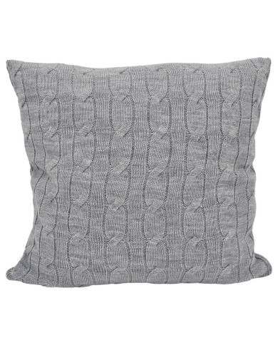 Pletená obliečka na vankúš 45x45 cm - VERONA POPIEL Pletená obliečka na vankúš 45x45 cm - VERONA POPIEL
