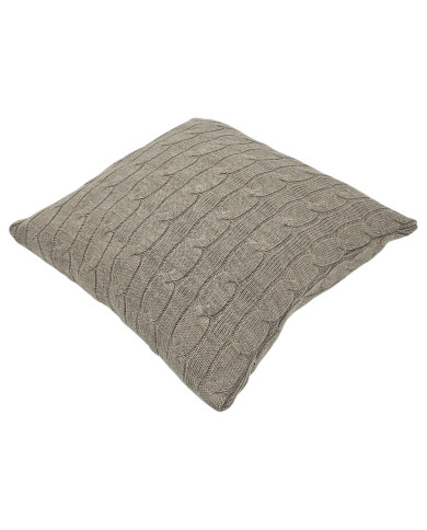Poszewka dzianinowa na poduszkę 45x45 cm – VERONA TAUPE Poszewka dzianinowa na poduszkę 45x45 cm – VERONA TAUPE