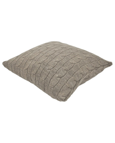Knitted Pillowcase 45x45 cm - VERONA TAUPE