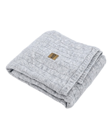 Kötött Takaró Szőrmével Bélelve 80 x 100 cm, GREY Kötött Takaró Szőrmével Bélelve 80 x 100 cm, GREY