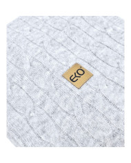 Strickdecke mit Fellfutter, 80 x 100 cm, GREY Strickdecke mit Fellfutter, 80 x 100 cm, GREY