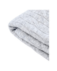 Pletená deka s kožušinovou podšívkou 80 x 100 cm, GREY Pletená deka s kožušinovou podšívkou 80 x 100 cm, GREY