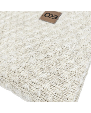 Pletena dekica 80x100 cm BEIGE Pletena dekica 80x100 cm BEIGE