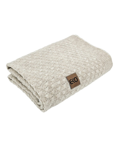 Pletena dekica 80x100 cm BEIGE Pletena dekica 80x100 cm BEIGE
