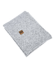 Knitted Blanket 80x100 cm GREY Knitted Blanket 80x100 cm GREY