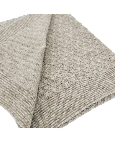 Вязаное одеяло 80 x 100 см, LIGHT BROWN Вязаное одеяло 80 x 100 см, LIGHT BROWN