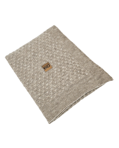 Pletena dekica 80x100 cm LIGHT BROWN Pletena dekica 80x100 cm LIGHT BROWN