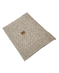 Strickdecke 80 x 100 cm, LIGHT BROWN Strickdecke 80 x 100 cm, LIGHT BROWN