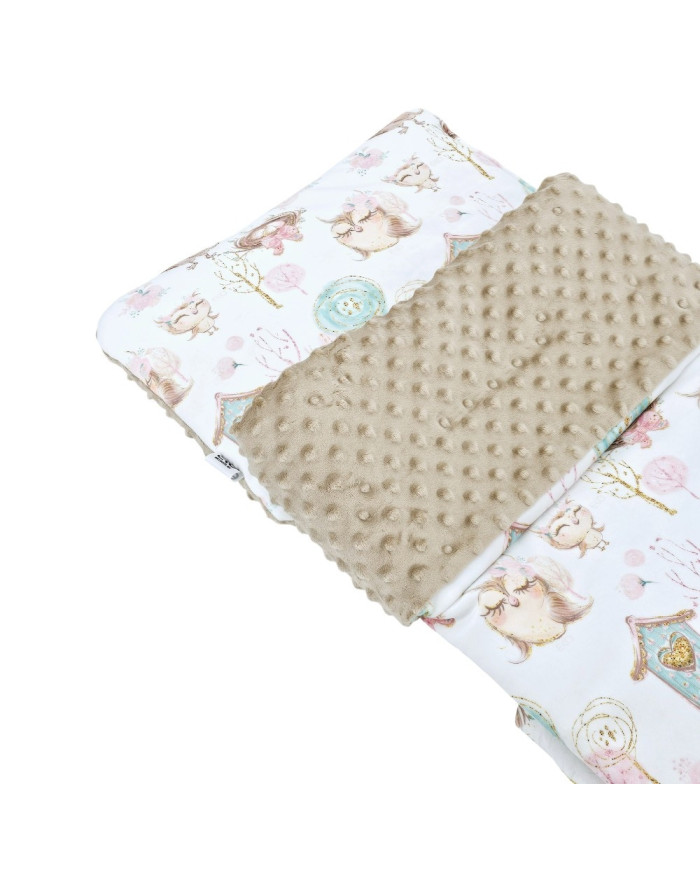 Pildīta gultasveļas komplekts OWLS EKO