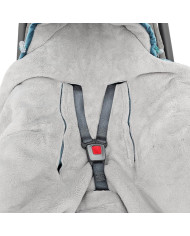 Śpiworek do fotelika VELVET pasy 3 i 5-punktowe MORSKI