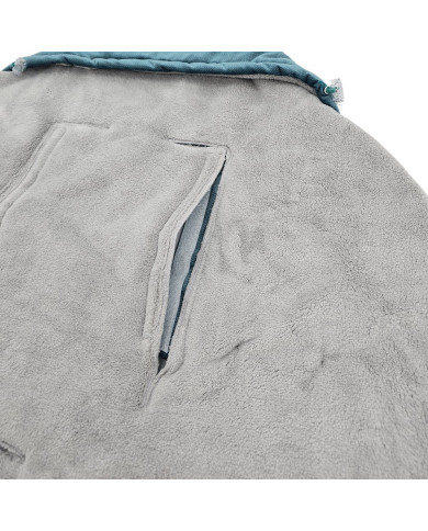 Śpiworek do fotelika VELVET pasy 3 i 5-punktowe MORSKI Śpiworek do fotelika VELVET pasy 3 i 5-punktowe MORSKI