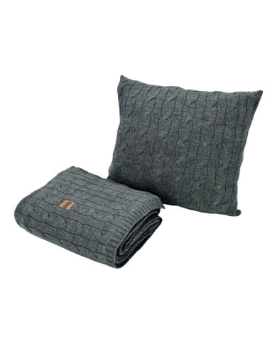 Pletena deka 150x200cm - VERONA ANTRACYT Pletena deka 150x200cm - VERONA ANTRACYT