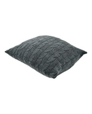 Knitted Pillowcase 45x45 cm - VERONA ANTRACYT