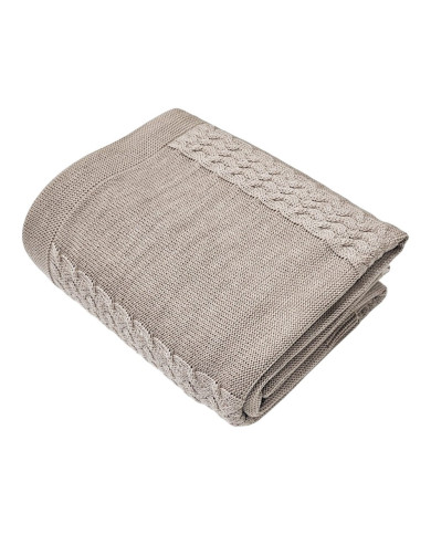 MERINO Strickdecke 150x200 cm – FLORENCE NUDE MERINO Strickdecke 150x200 cm – FLORENCE NUDE