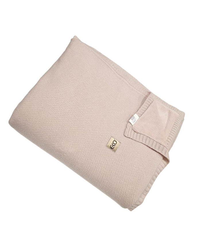 Вязаное одеяло с подкладкой из искусственного меха 150x200 см — MILANO DUO ROSE PINK Вязаное одеяло с подкладкой из искусственного меха 150x200 см — MILANO DUO ROSE PINK