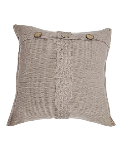 Merinógyapjú Kötött Párnahuzat 45x45 cm – FLORENCE  TAUPE Merinógyapjú Kötött Párnahuzat 45x45 cm – FLORENCE  TAUPE