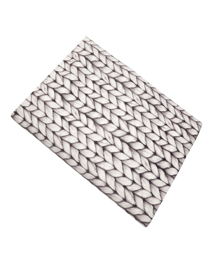 Плед с принтом KNITT 160x200 см,BEIGE Плед с принтом KNITT 160x200 см,BEIGE