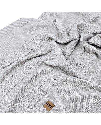 Merino Wool Knitted Blanket 80x100 cm - SAND