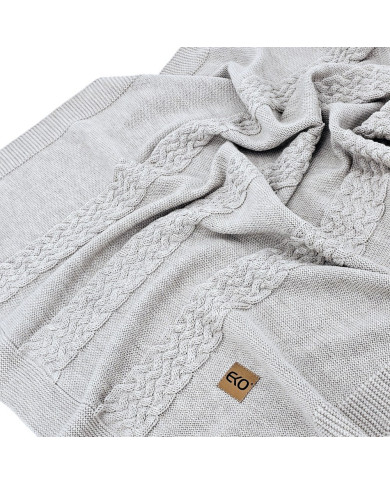 Merino Wool Knitted Blanket 80x100 cm - SAND