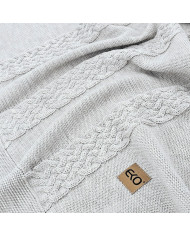 Вязаное одеяло из мериносовой шерсти 80x100 см — SAND