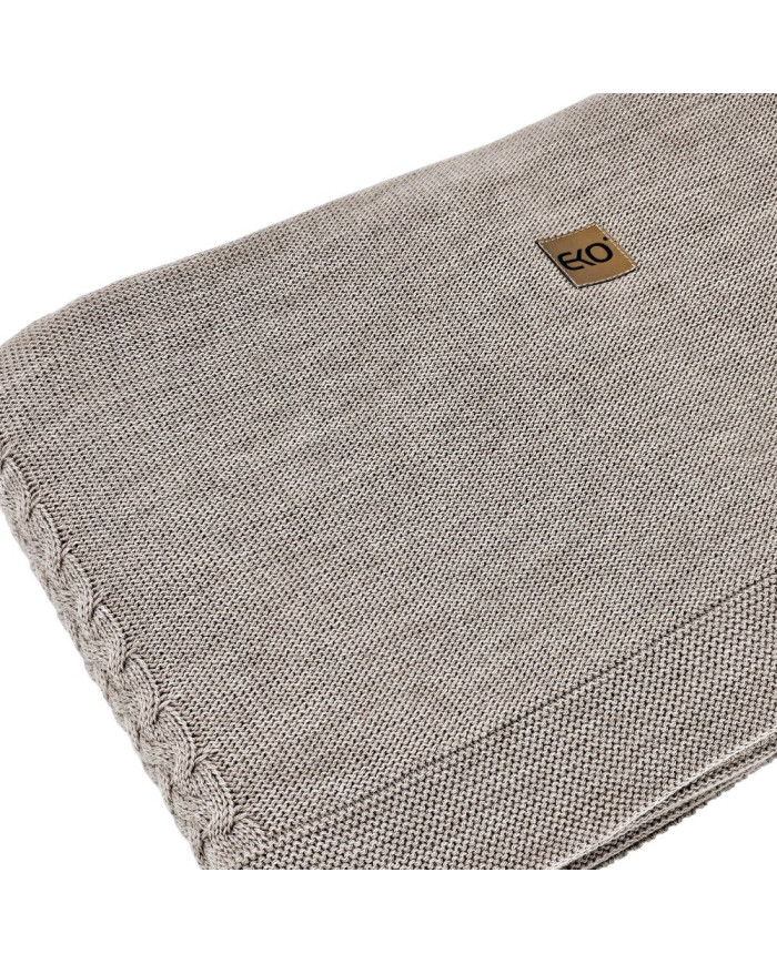 MERINO pletena deka 150x200 cm – FLORENCE TAUPE