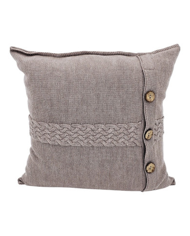 Merino Wool Knitted Pillowcase 45x45 cm – FLORENCE  TAUPE
